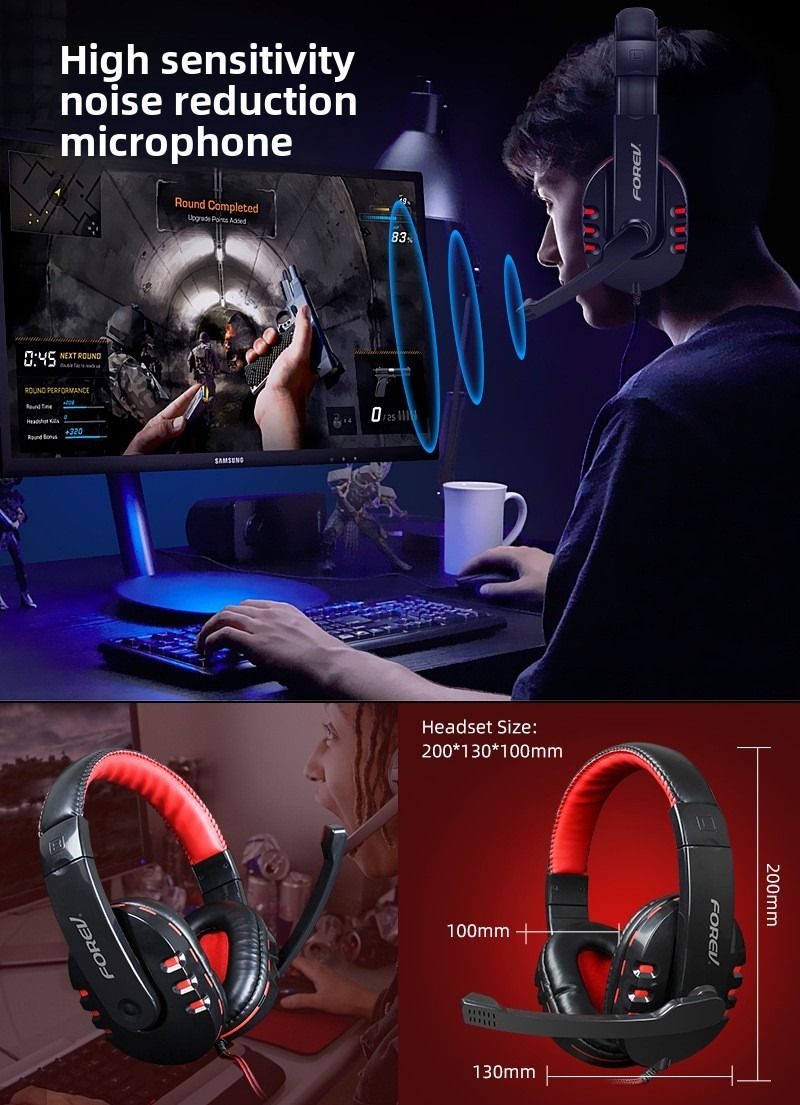 Wired four-piece set set of keyboard and mouse headset mouse pad keyboard set gaming game computer keyboard - Discount Msrp 