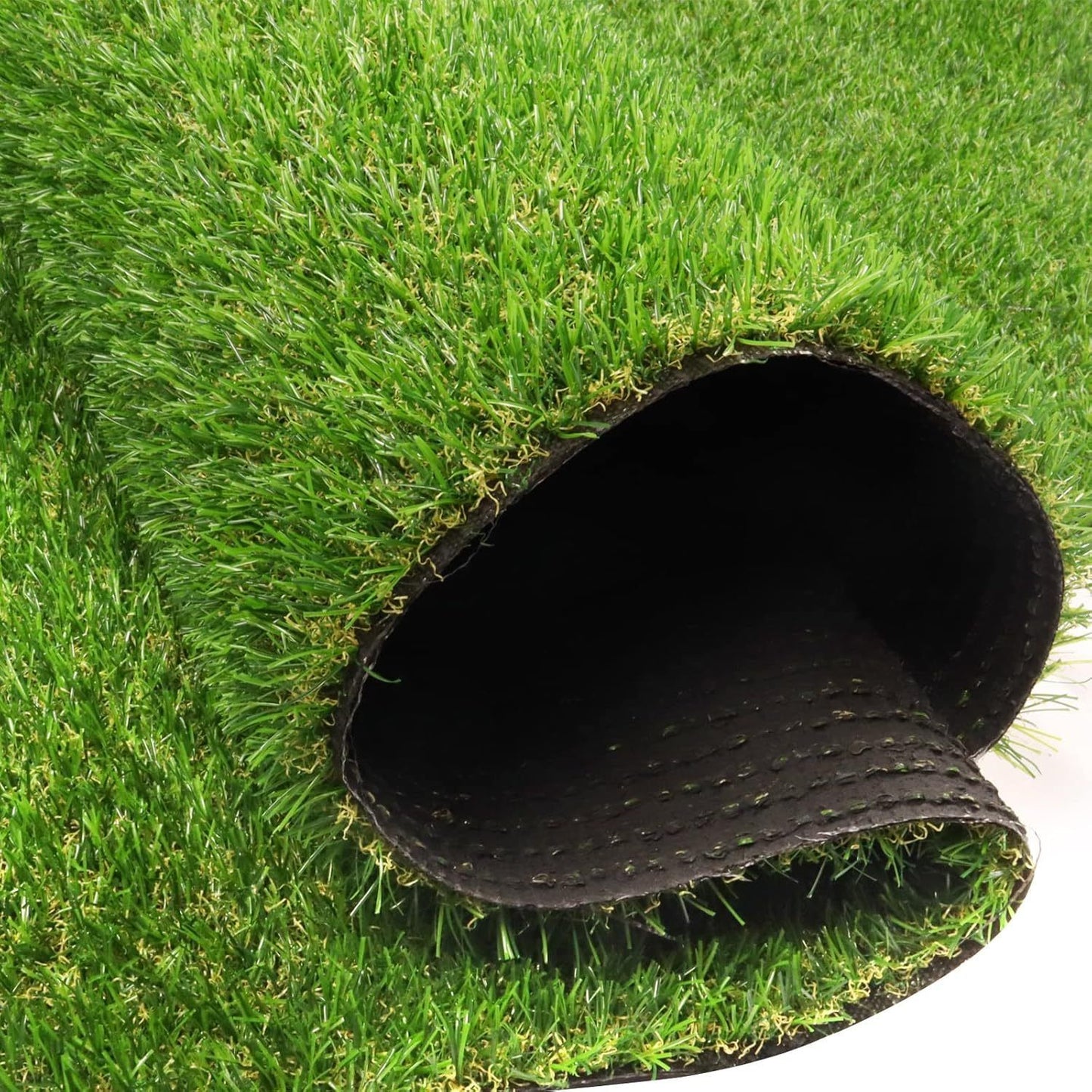1PC- 3FTx33FT Artificial turf synthetic mat, outdoor garden lawn landscape pet turf, artificial grass carpet with drainage holes, artificial turf indoor background wall Christmas party decoration - Discount Msrp 
