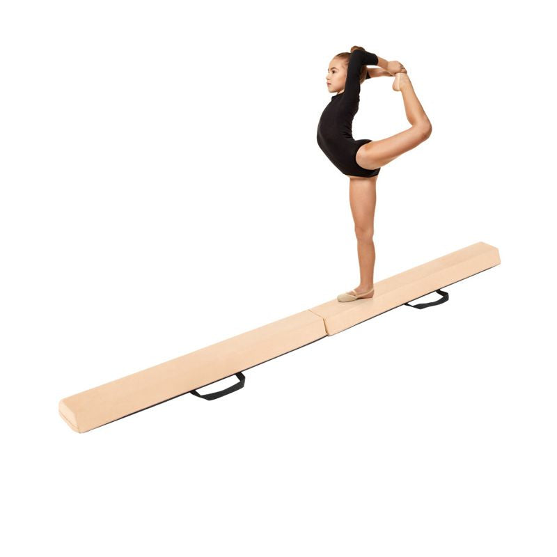 Folding Balance Beam with Removable Suede Cover - Discount Msrp 