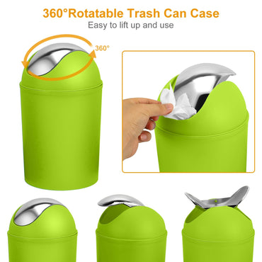 Bathroom Accessories Set 6 Pcs Bathroom Set Ensemble Complete Soap Dispenser Toothbrush Holder - Discount Msrp 