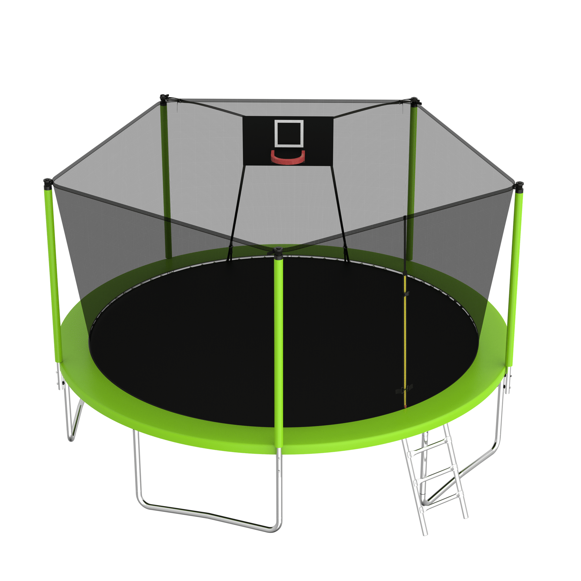 14FT Trampoline ,Sports Fitness Trampolines with Enclosure Net, Recreational Trampolines for Outdoor Indoor - Discount Msrp 