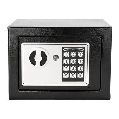 17E Home Use Electronic Password Steel Plate Safe Box Black - Discount Msrp 