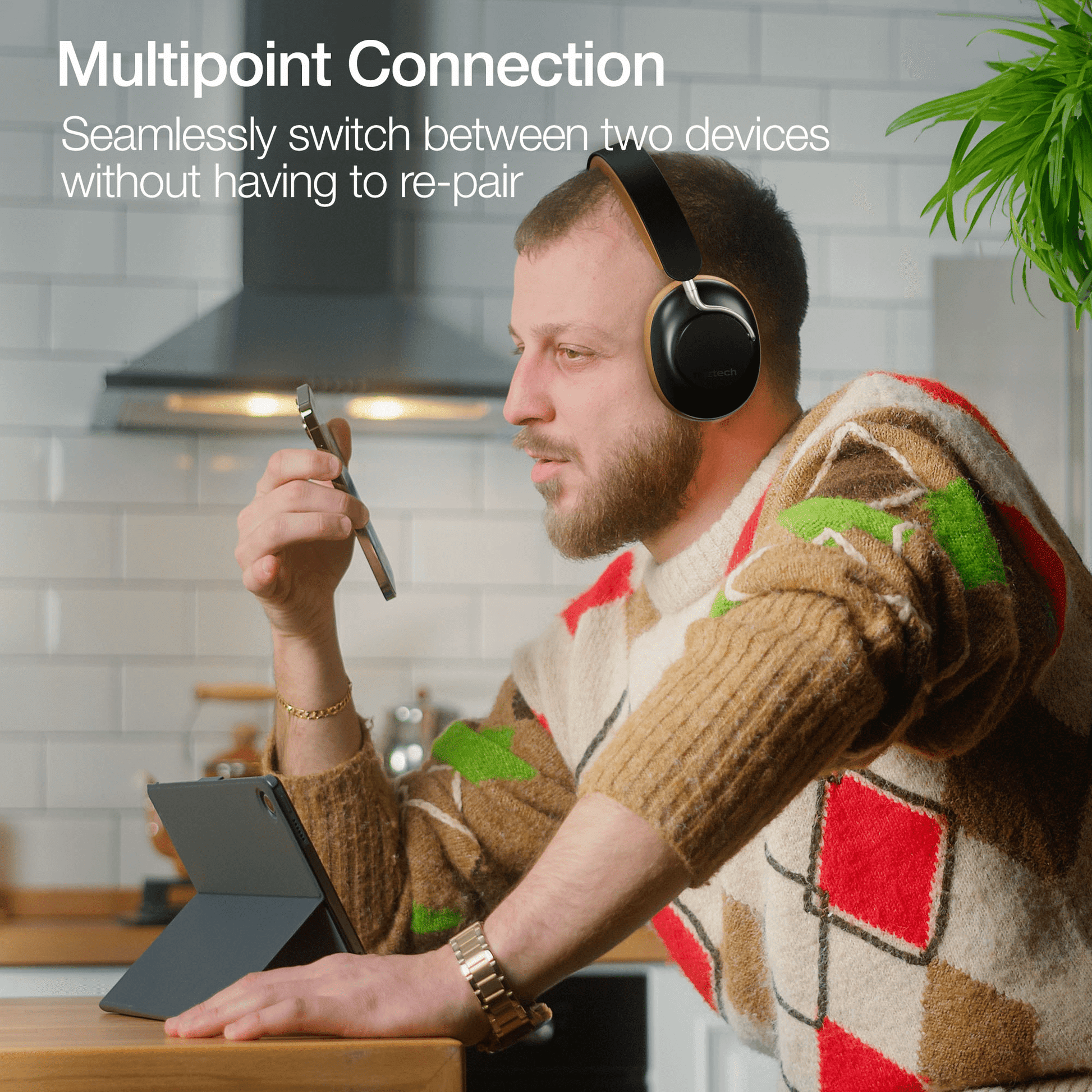 Naztech Aura 360 ANC Wireless Headphones - Discount Msrp 