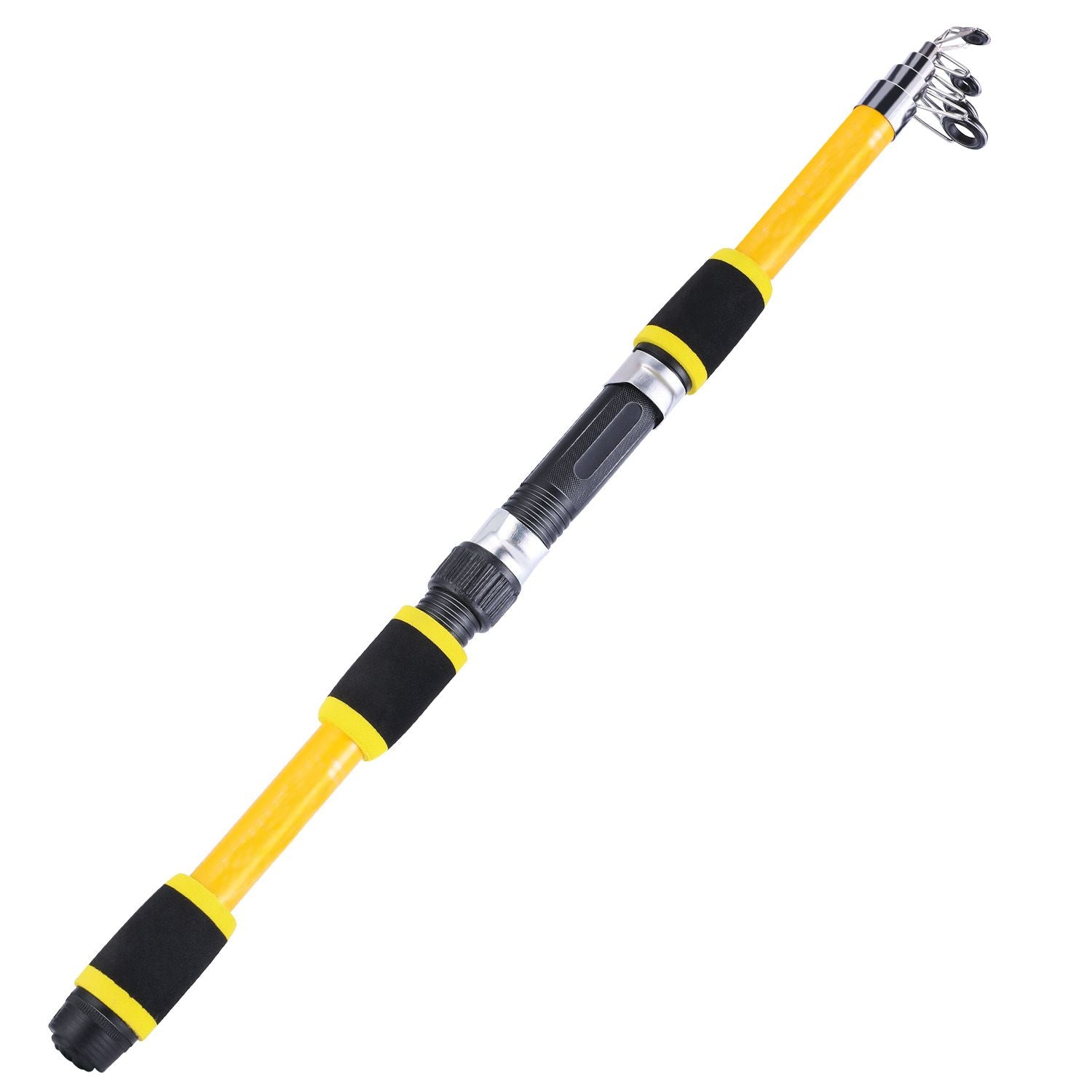Sougayilang Travel Telescopic Fishing Rod Glass Fiber Fishing Pole - Discount Msrp 