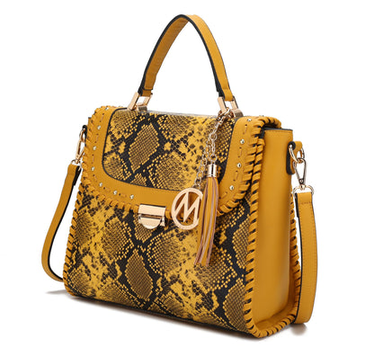 MKF Collection Lilli Satchel Handbag Women by Mia k - Discount Msrp 
