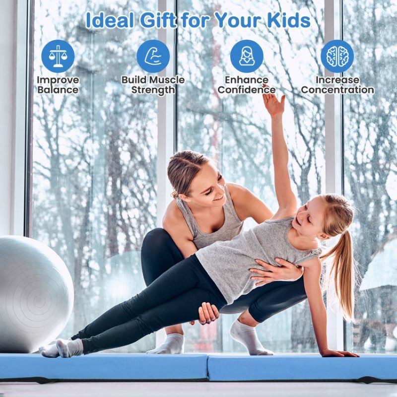 Folding Balance Beam with Removable Suede Cover - Discount Msrp 