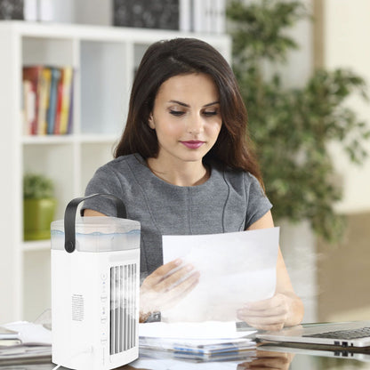 4 In 1 Portable Air Conditioner Fan Evaporative Air Cooler Water Fan - Discount Msrp 