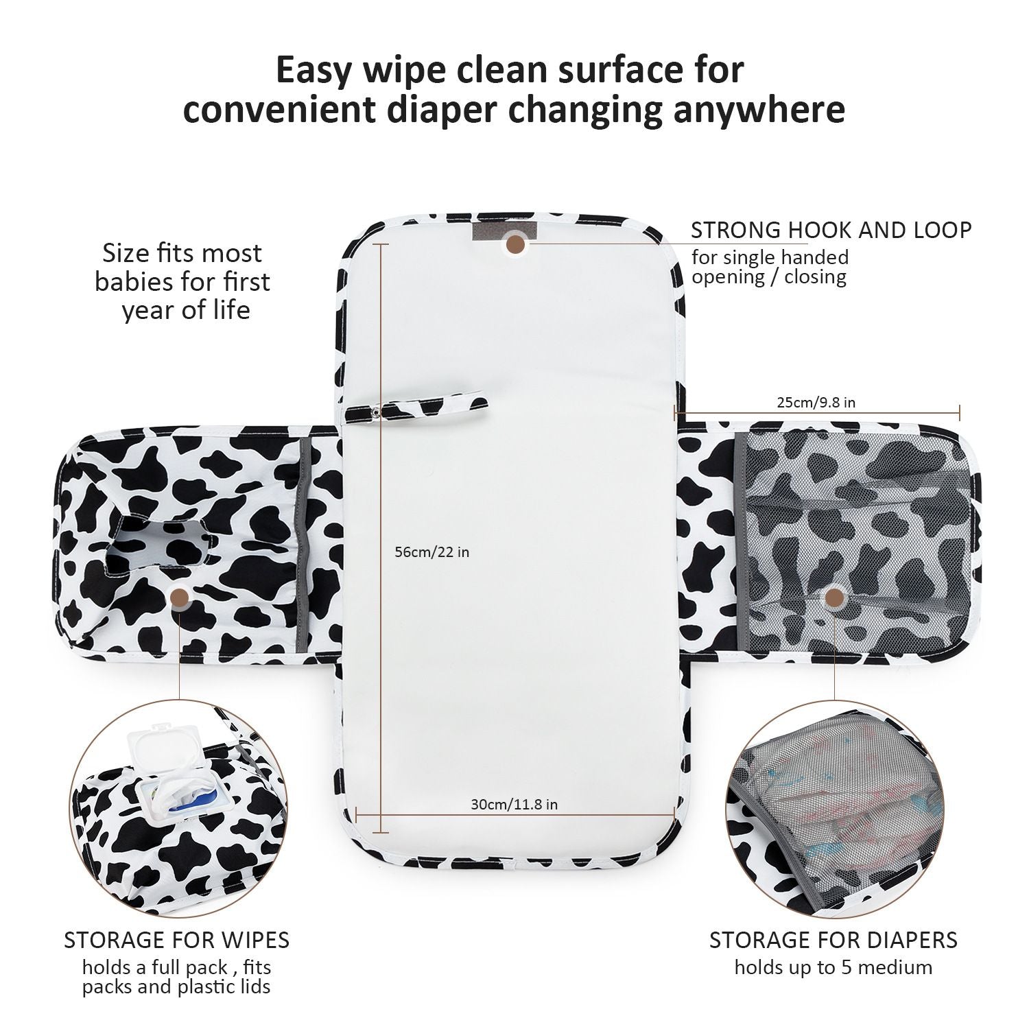 Baby changing diaper pad mother and baby travel portable waterproof diaper pad multifunctional wet wipes bag mommy bag accessories - Discount Msrp 