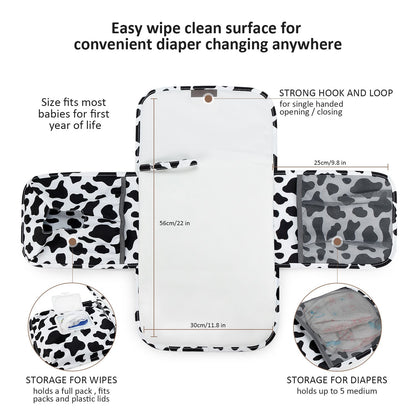 Baby changing diaper pad mother and baby travel portable waterproof diaper pad multifunctional wet wipes bag mommy bag accessories - Discount Msrp 
