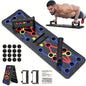 Push Up Board; Foldable Multi-Functional 20-In-1 Push Up Board; Chest Muscle Exercise Equipment For Men Women Fitness Training - Discount Msrp 