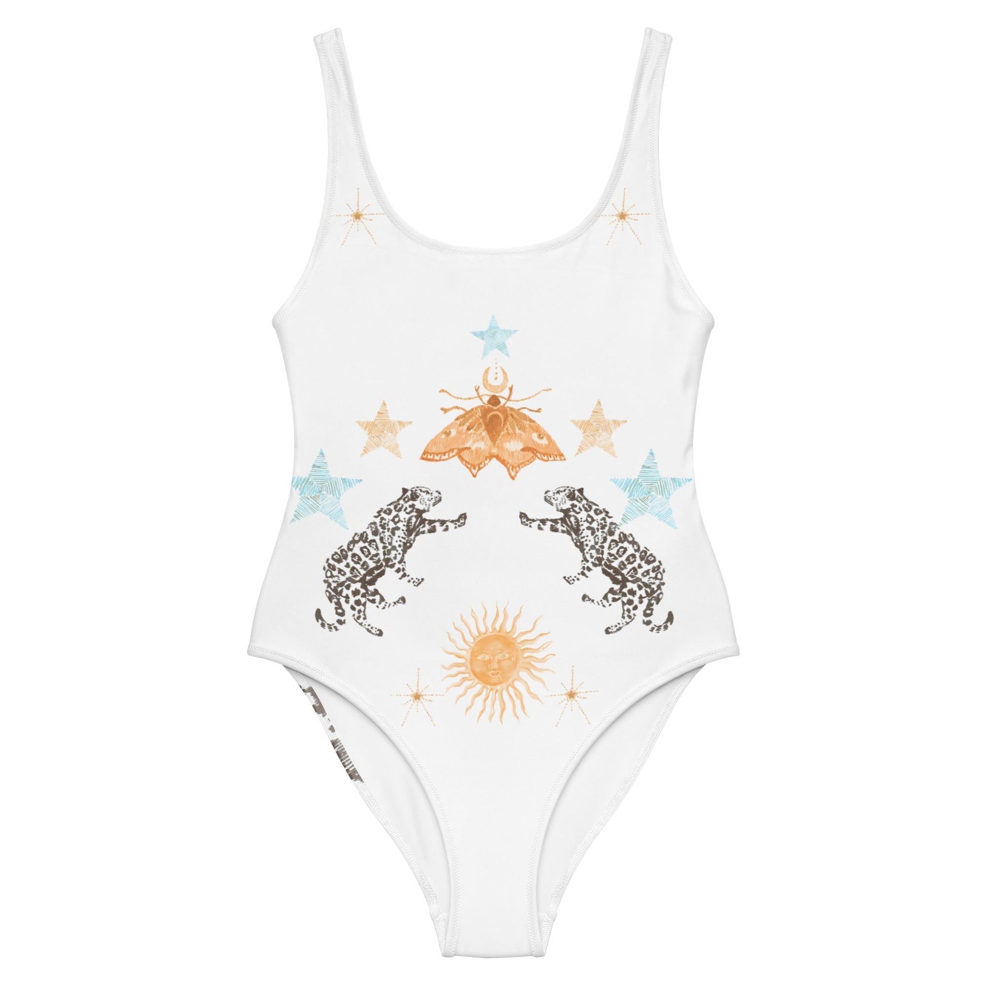 Lyra One Piece Swimsuit in White Jaguar - Discount Msrp 