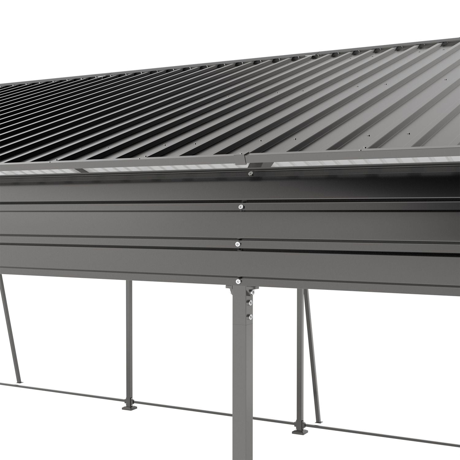 Campcraft 13 x 26.5 ft carport, 0.25mm thick, with protective film to prevent scratching, 2 pairs of adhesive gloves, 3 hooks, 12 expansion screws, 6 fixed iron pieces - Discount Msrp 