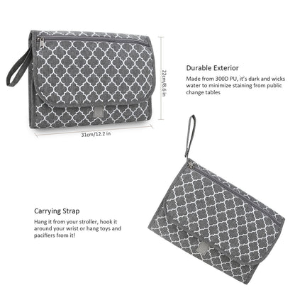 Baby changing diaper pad mother and baby travel portable waterproof diaper pad multifunctional wet wipes bag mommy bag accessories - Discount Msrp 