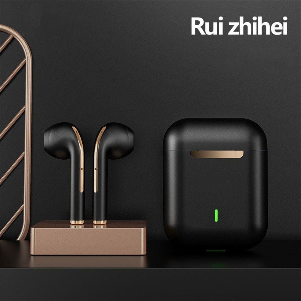 Wireless Earphone Noise Cancelling Headset Bluetooth HD Business Headphone Stereo In-Ear Handsfree Earbuds - Discount Msrp 