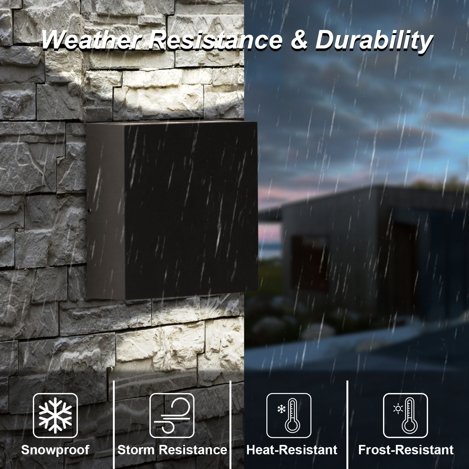 inowel Wall Lights Outdoor Wall Sconce Waterproof Outdoor Wall Lamps Up and Down Lighting Exterior Sconces Porch Lantern 19802 - Discount Msrp 