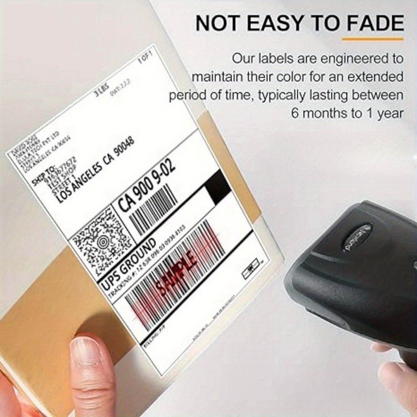 Thermal Paper 500/1000/1500 /2000/2500/3000/3500/4000 sheets of 4 ''x6' 'thermal label paper white shipping labels, used for thermal label printers, logistics labels 100x150mm - Discount Msrp 