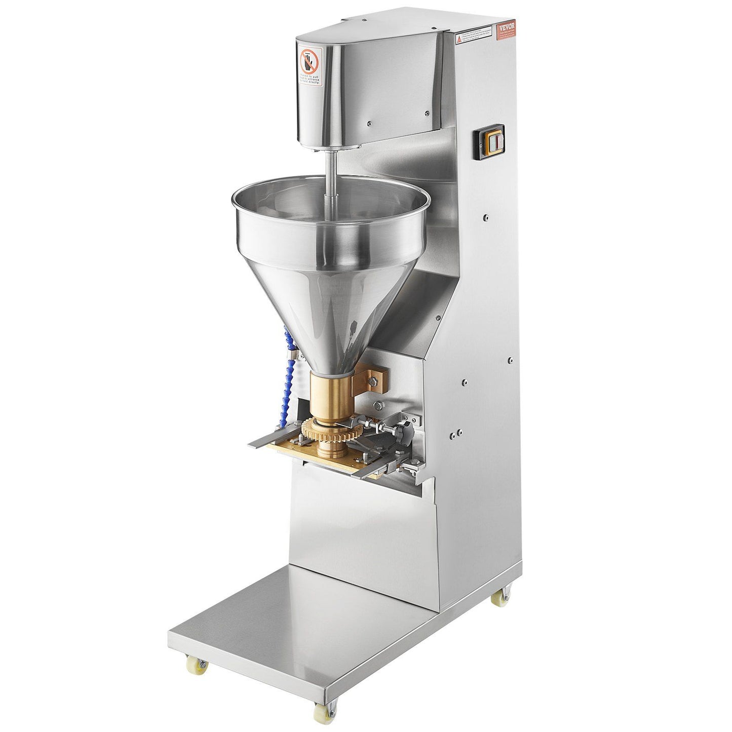 VEVOR Commercial Meatball Forming Machine, 280 PCs/min Automatic Meatball Maker, 1100W Electric Fish Beef Pork Shrimp Ball Making Tool, Stainless Steel Meatball Former with 18/20/22/26/30/32 mm Models - Discount Msrp 