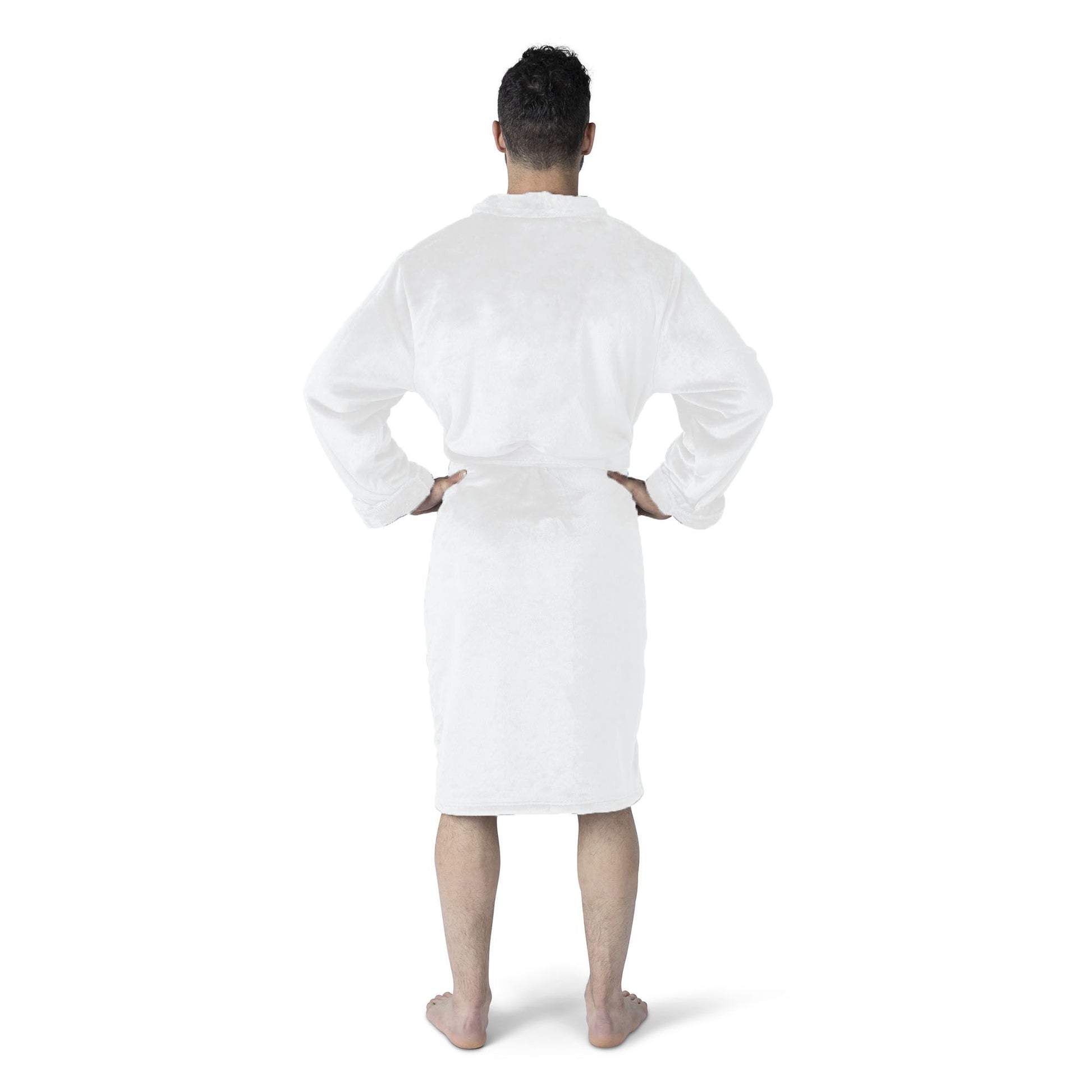 Oklahoma City Thunder NBA Rim White Silk Touch Robe L/XL - Discount Msrp 