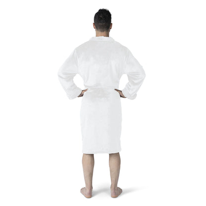 Oklahoma City Thunder NBA Rim White Silk Touch Robe L/XL - Discount Msrp 