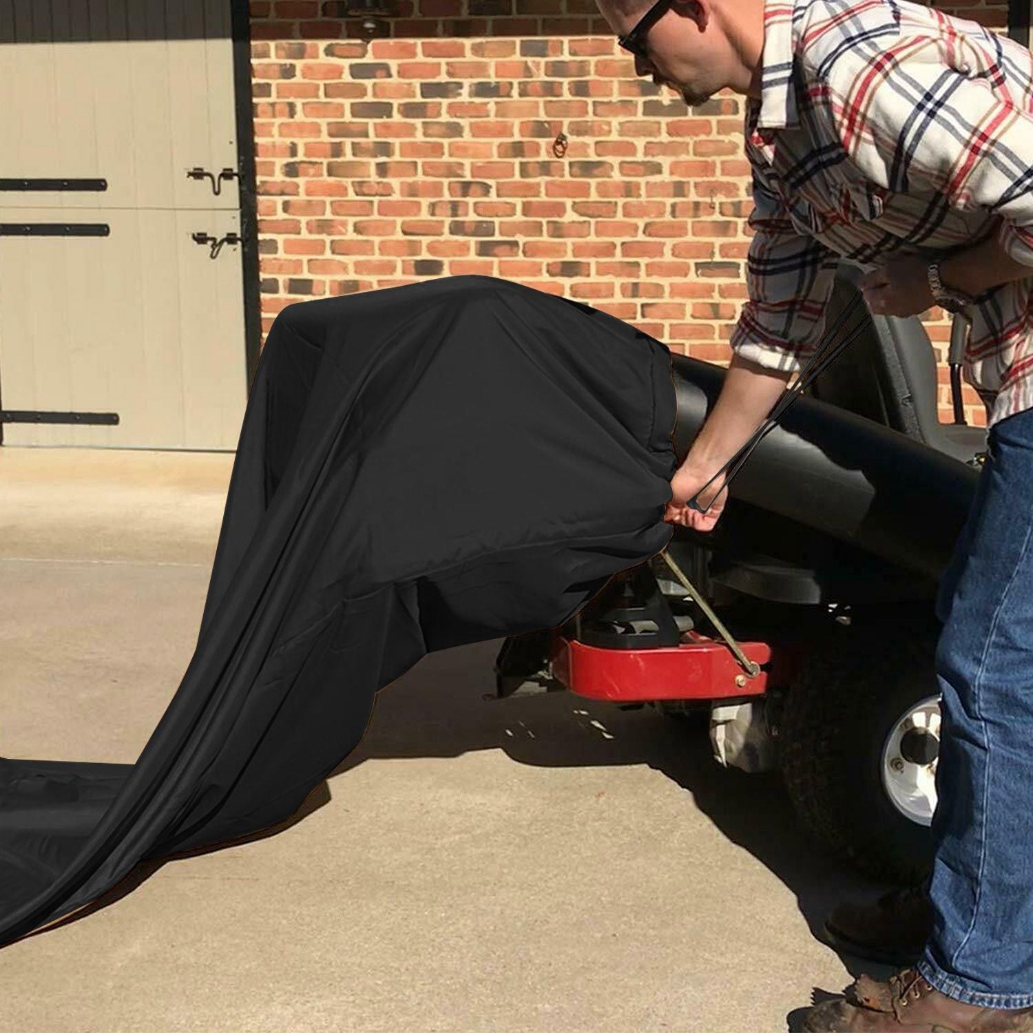 Lawn Tractor Leaf Bag 54 Cubic Feet Standard Garden Waste Collection Bag with 112in Opening - Discount Msrp 