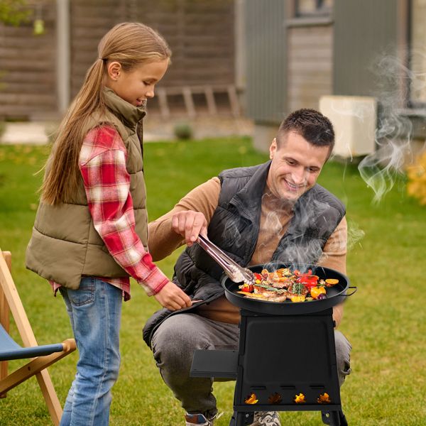 27*27*34cm wood camping stove - Discount Msrp 