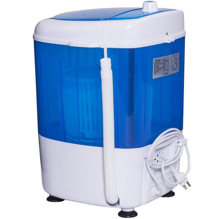 5.5 lbs Portable Semi Auto Washing Machine for Small Space - Discount Msrp 