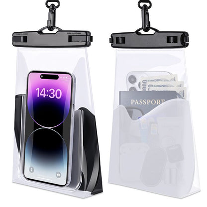 HAISSKY 2Pack Wave Design Large Capapcity Waterproof Phone Bag Swimming Surfing Earphone Cards Passport Keys Storage Pouch - Discount Msrp 