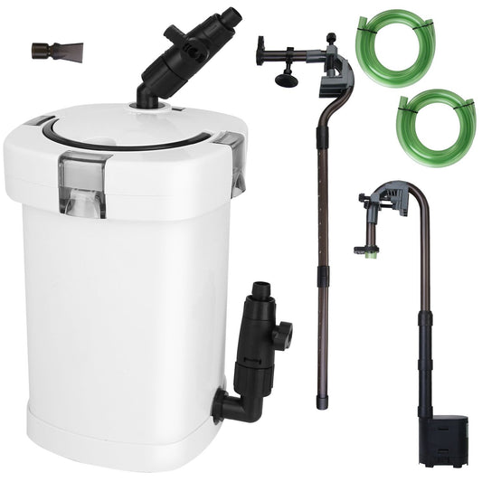 3-Stage External Canister Filter for Aquarium Fish Tank with 600L/H Flow Rate - Discount Msrp 