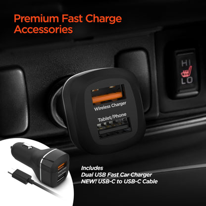 HyperGear Gravity 15W Wireless Fast Charge Mount - Discount Msrp 