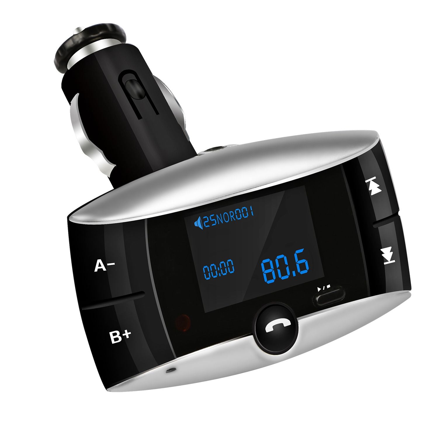 Car Wireless FM Transmitter USB Charger Hands-free Call MP3 Player SD Card Reading Aux-in LED Display - Discount Msrp 