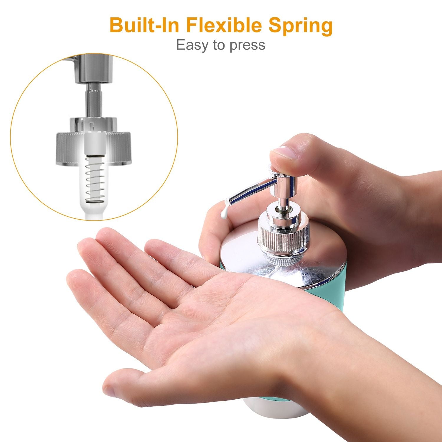 Bathroom Accessories Set 6 Pcs Bathroom Set Ensemble Complete Soap Dispenser Toothbrush Holder - Discount Msrp 
