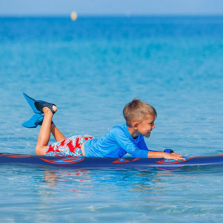 6 Feet Surfboard with 3 Detachable Fins - Discount Msrp 