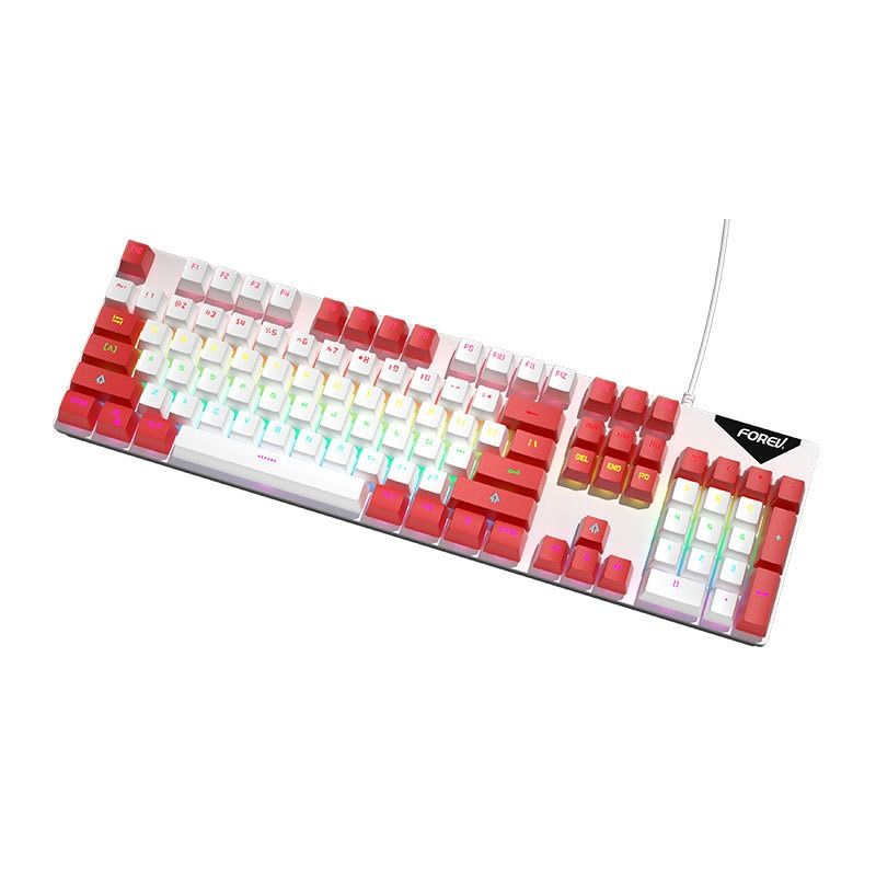 Wired Mechanical KeyboardGaming KeyboardMechanical KeyboardLuminous BacklightPlug and PlayGreen Axis Mechanical Keyboard - Discount Msrp 