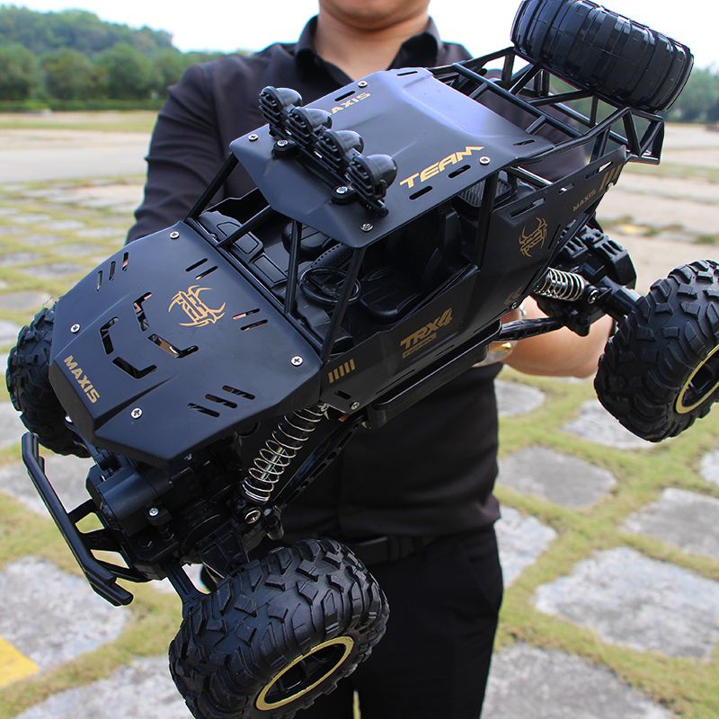 RC 37cm 4WD Large Remote Control Cars Rock Crawler Monster Truck Kids Toy Gift - Discount Msrp 