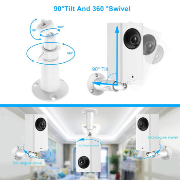 3 Packs Security Camera Wall Mount for Arlo 360 Degree Adjustable Camera Holder Garden Patio Screw Mount - Discount Msrp 