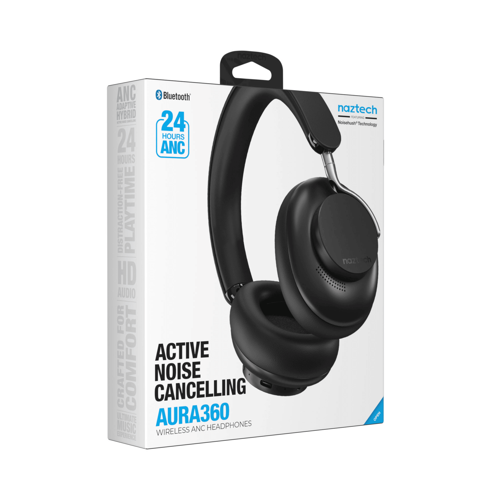 Naztech Aura 360 ANC Wireless Headphones - Discount Msrp 
