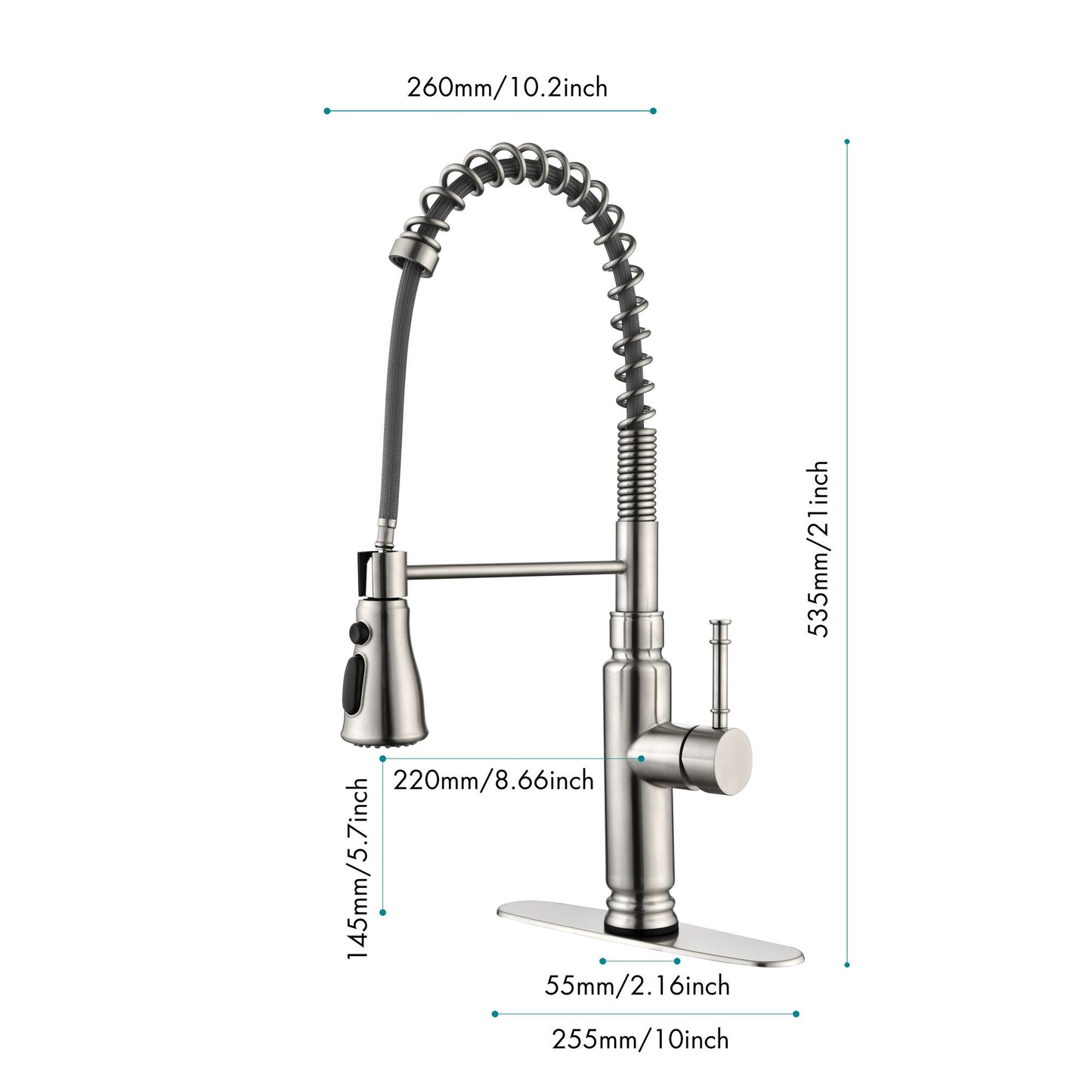 Touch Kitchen Faucet with Pull Down Sprayer - Discount Msrp 