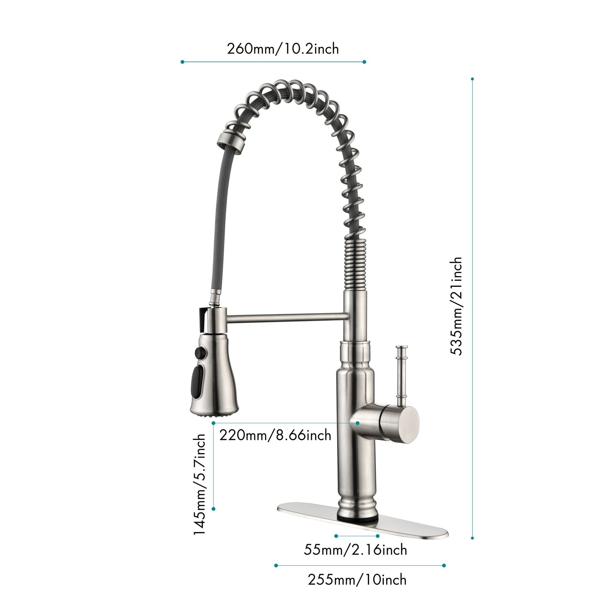 Touch Kitchen Faucet with Pull Down Sprayer - Discount Msrp 