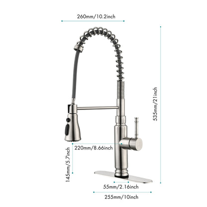 Touch Kitchen Faucet with Pull Down Sprayer - Discount Msrp 