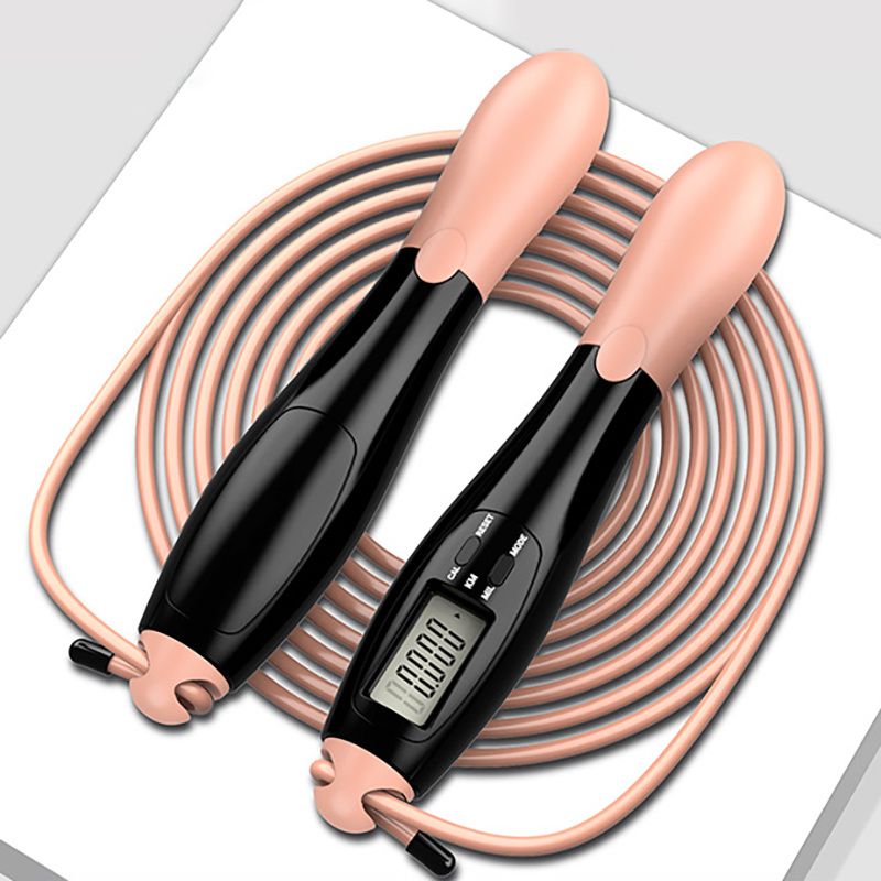 1pc Gym Fitness Smart Jump Rope With LCD Screen Counting Speed Skipping 2.8 M / 9.18ft - Discount Msrp 