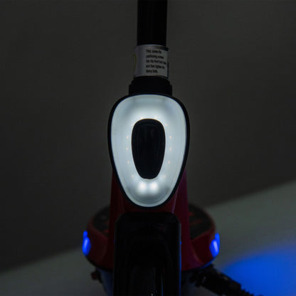 Kids Ride On Electric Scooter With Kickstand,Scooter Bell,Faster Speed And Longer Usage Time,Rear Brake,Wider Pedal,Non-Slip Handle,Colorful LED Lights,5.59-6.84 MPH For Kids 6+. - Discount Msrp 