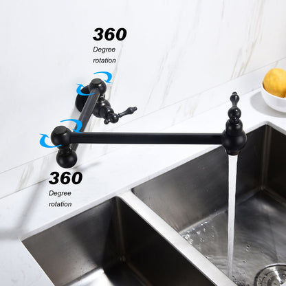Folding faucet Pot Filler Faucet Wall Mount RT - Discount Msrp 