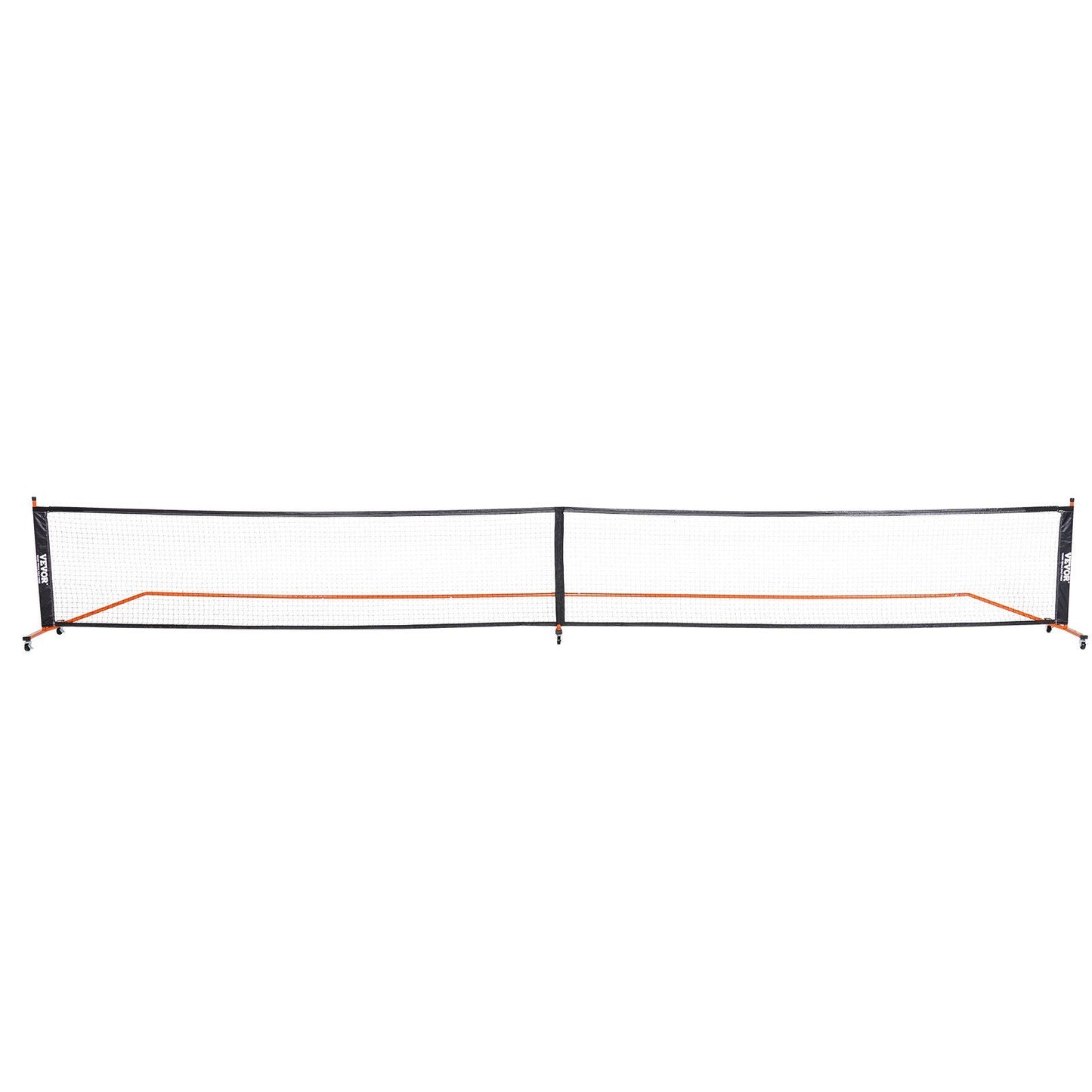 VEVOR Pickleball Net Set, 22FT Regulation Size Portable Pickleball System with Carrying Bag, Balls, and Wheels, Weather Resistant Steady Metal Frame & Strong PE Net, for Outdoor Backyard Driveway - Discount Msrp 