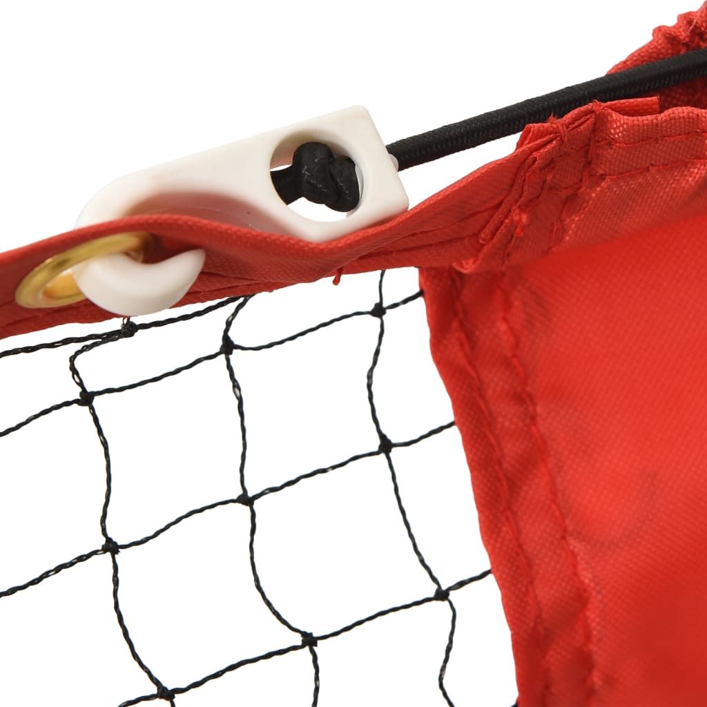 Tennis Net Black and Red 236.2"x39.4"x34.3" Polyester - Discount Msrp 