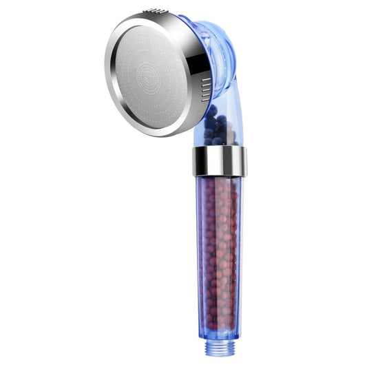 Ionic Filtration Shower Head High Pressure 3 Mode Stone Water Saving Bath Handheld Shower - Discount Msrp 