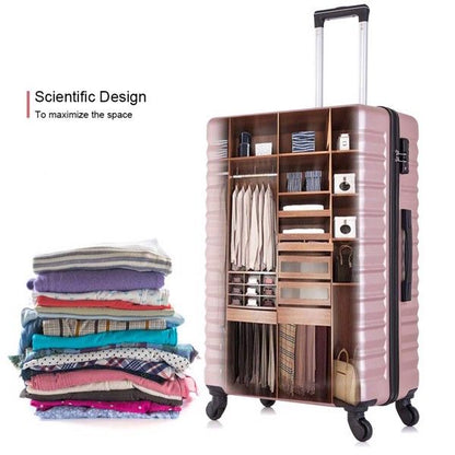 Hardshell Luggage Sets Suitcase ABS Lightweight with Spinner Wheels and TSA Lock Blue - Discount Msrp 