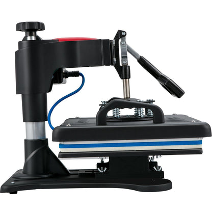 VEVOR Heat Press, 5 in 1 Heat Press Machine Machine 12x15, Clamshell Sublimation Transfer Printer Fast Heat-up, Digital Precise Temperature Control, Vinyl Heat Press for T-Shirt Plate Mug Cup, 900W - Discount Msrp 