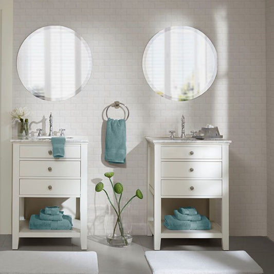 100% Cotton 8 Piece Antimicrobial Towel Set - Discount Msrp 