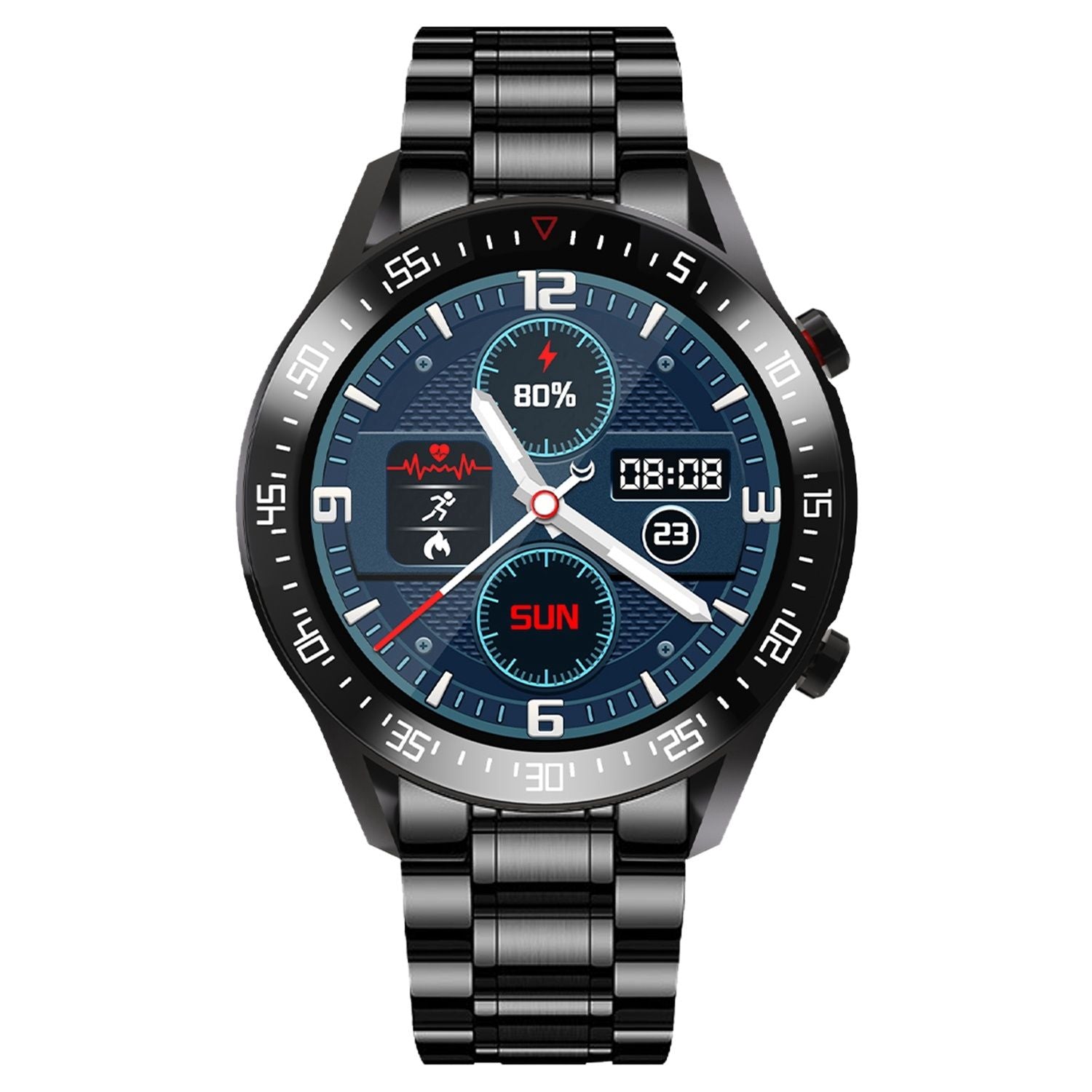 Wireless Smart Watch Fitness Tracker IP68 Waterproof Sport Bracelet - Discount Msrp 
