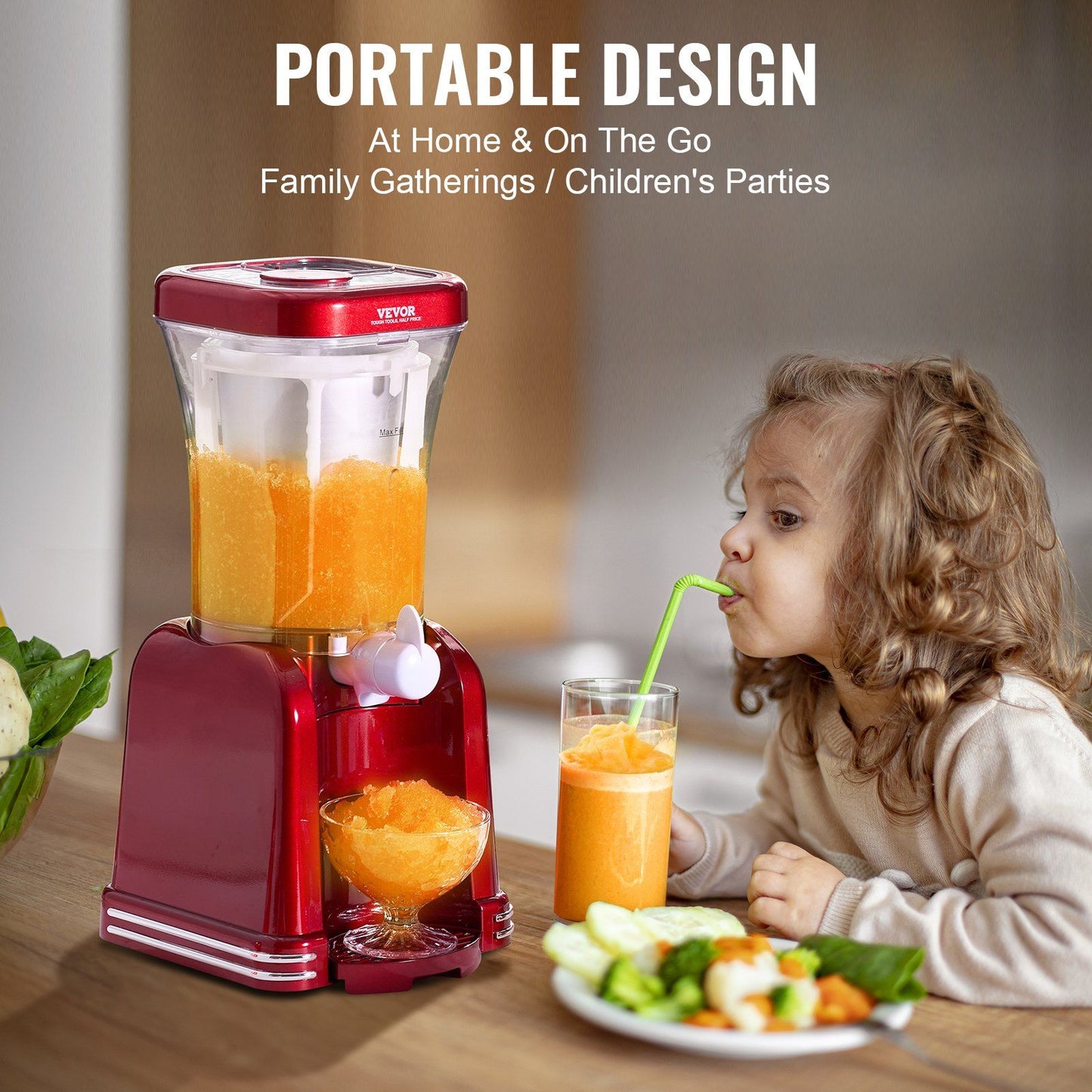 Slushy Machine for Home Margarita Slush Maker 32oz Smoothie Frozen Drink Maker - Discount Msrp 